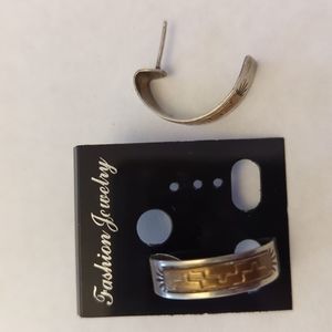 12k gold fill sterling native earrings